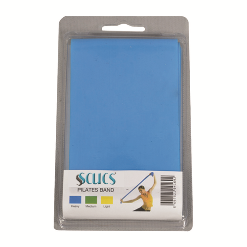 SCX-1062 TEKLİ PİLATES BANDI SERT MAVİ FiTFORM