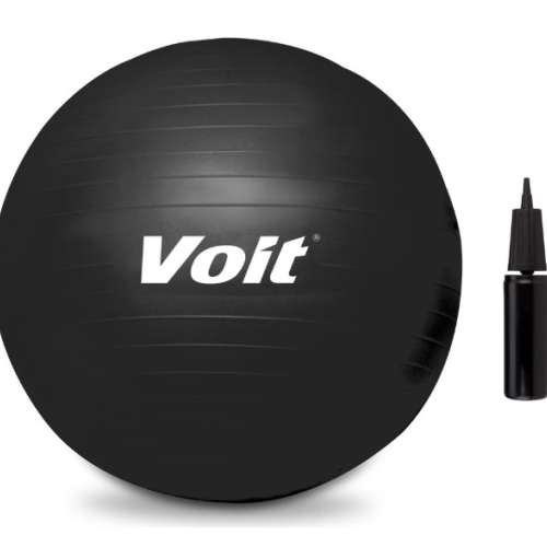 VOİT PİLATES TOPU 65 CM SİYAH POMPALI