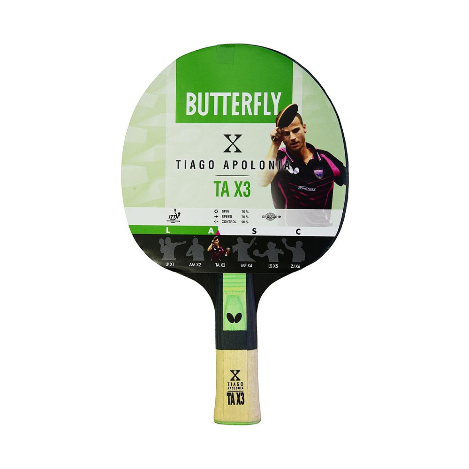 Butterfly Tiago Apolonia TAX3 Masa Tenisi Raketi
