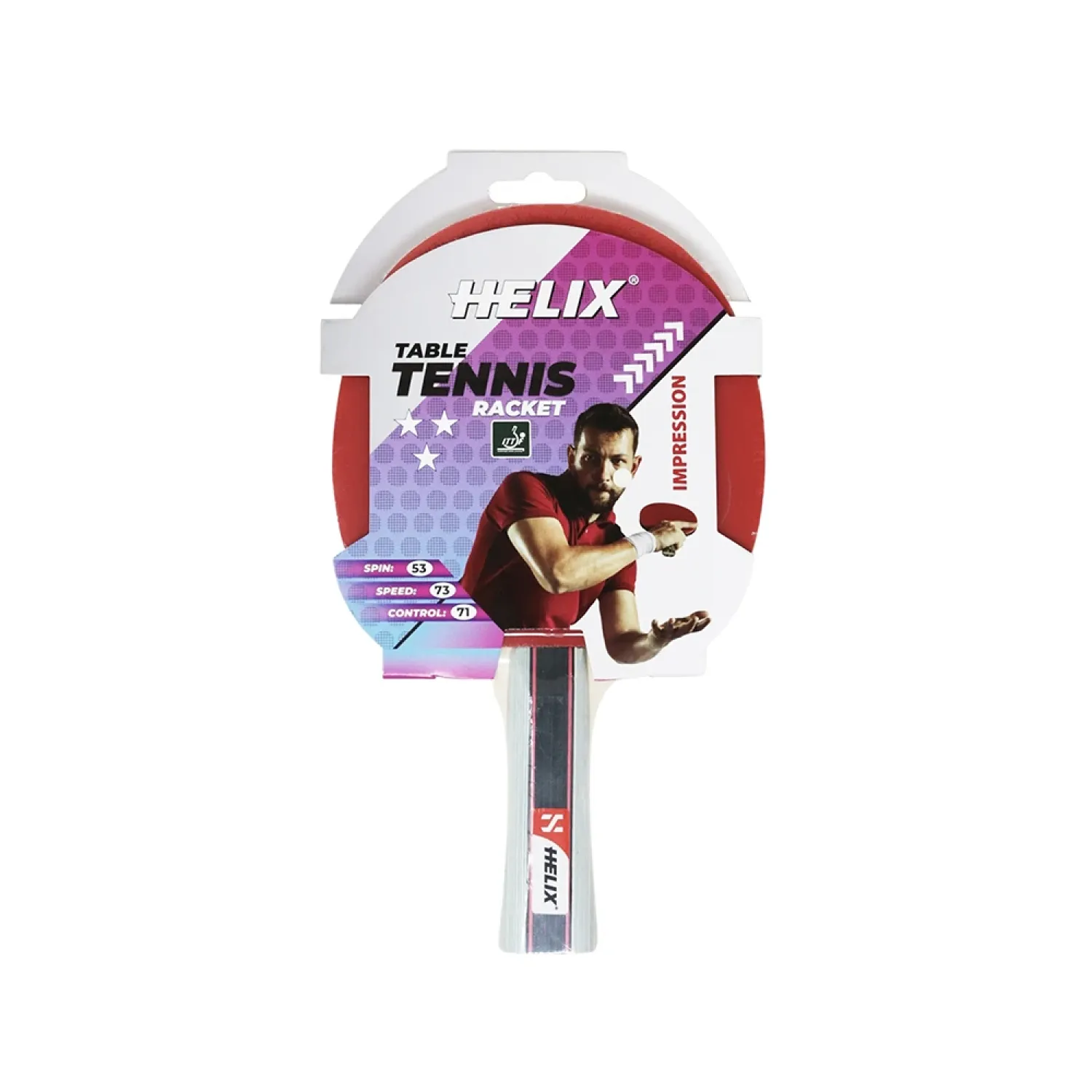 Helix Impression 3 Yıldız Masa Tenis Raketi