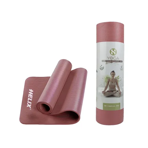 Helix Yoga Matı NBR 10mm - Kırmızı